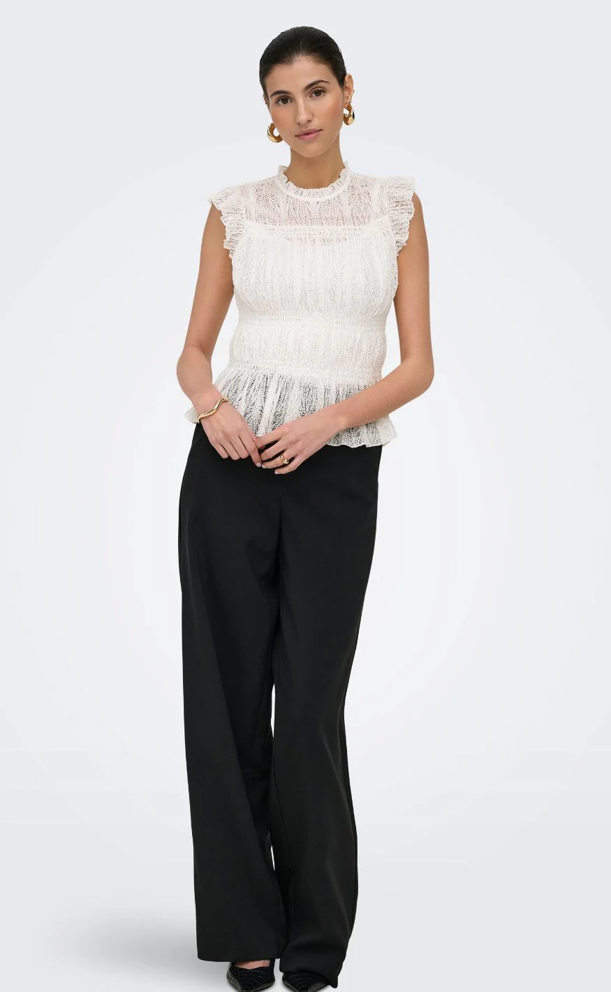 ONLY Top - Shaila - Cloud Dancer - Image 6