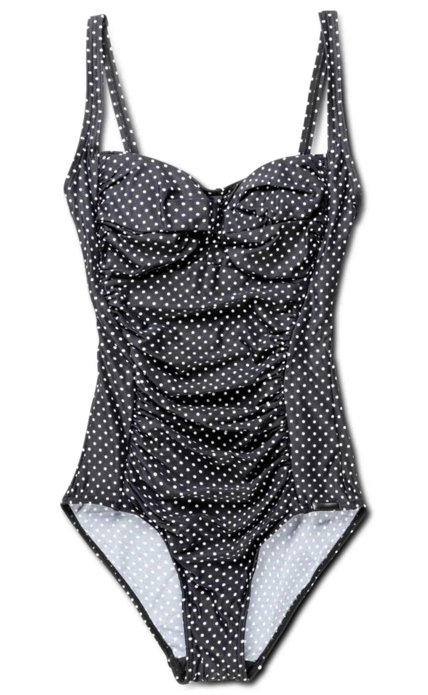 Panos Emporio Badedragt - Potenza - Black White-Dots - Image 3