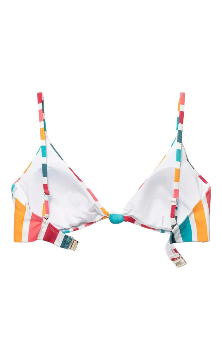 Panos Emporio Bikini Bralette/Top - Stripe Anthea - Multi - Image 4
