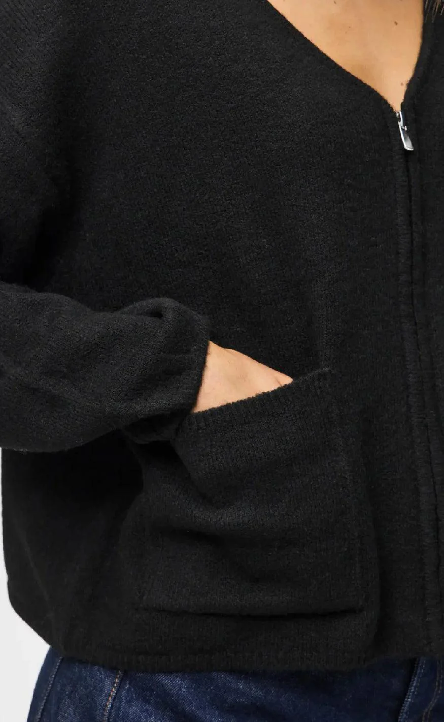 Pieces Cardigan - Junna - Black - Image 3