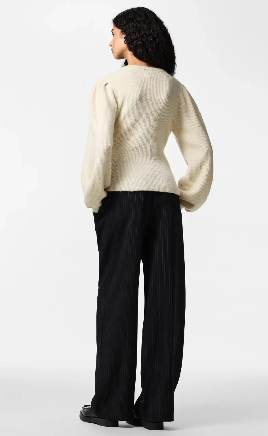 Pieces Cardigan - Silly - Birch Melange - Image 5