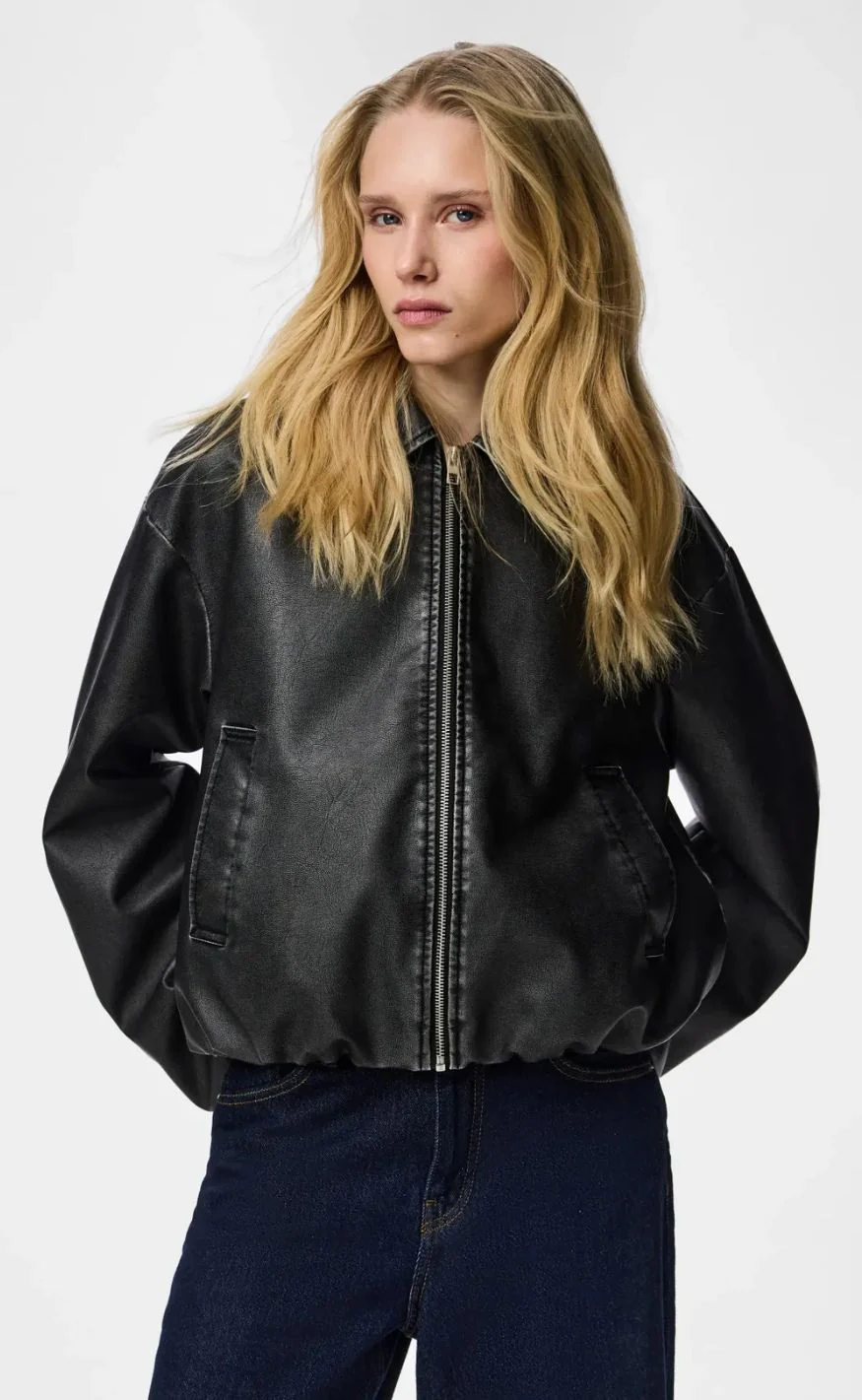 Pieces Jakke - Giselle - Black Washed - Image 3