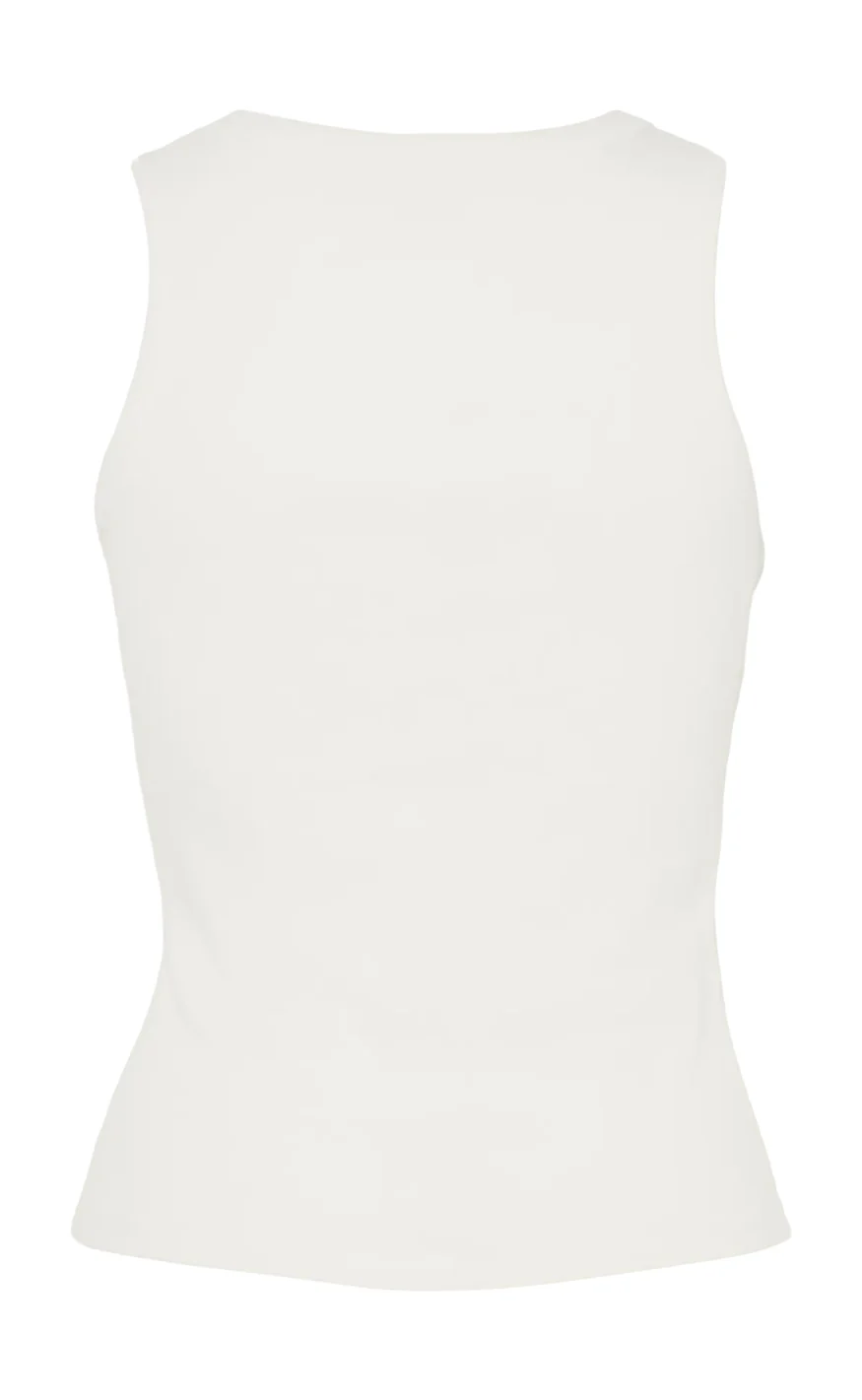 Pieces Top - Mimi - Cloud Dancer/Delicioso - Image 3