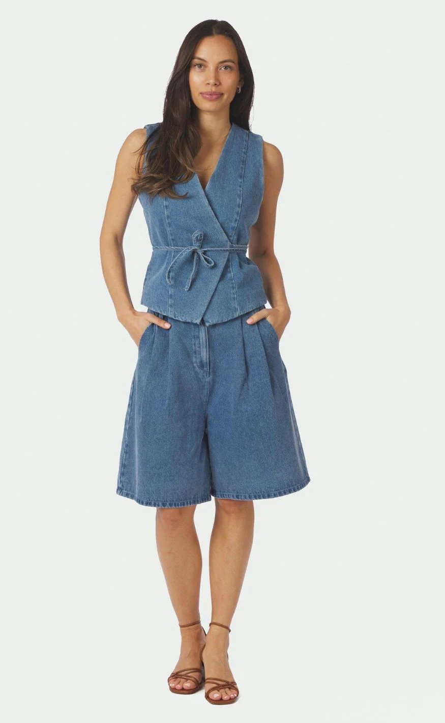 Neo Noir Shorts - Rosel - Blue - Image 8