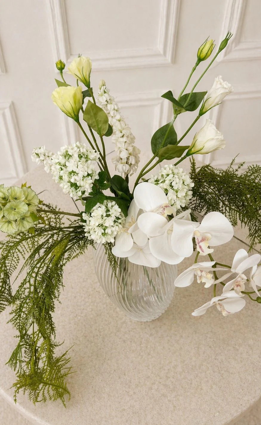 Sabloom Buket - Orchid Whisper - White/Green - Image 2