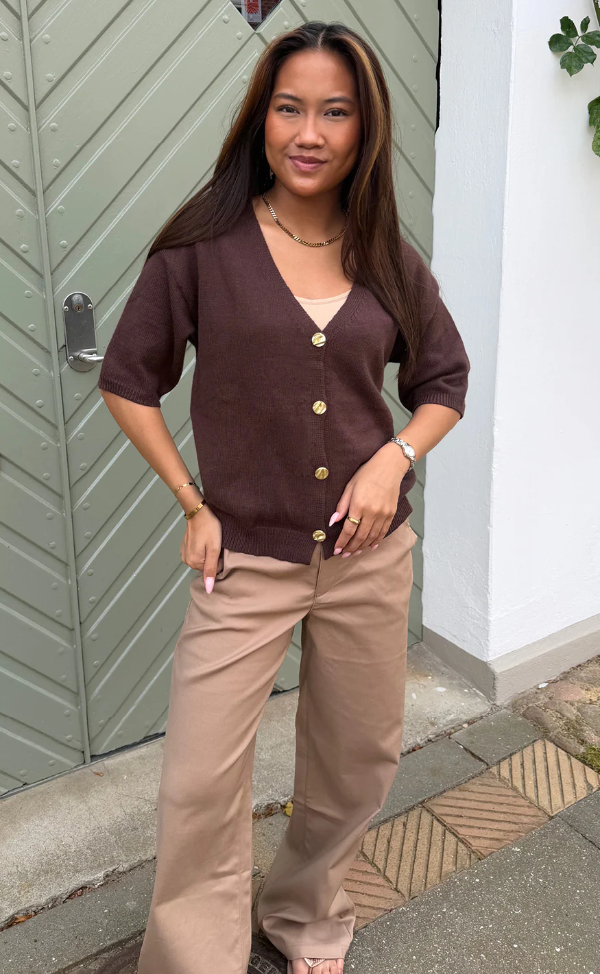 Say INA Copenhagen - Annika Knit - Dark Brown - Image 3