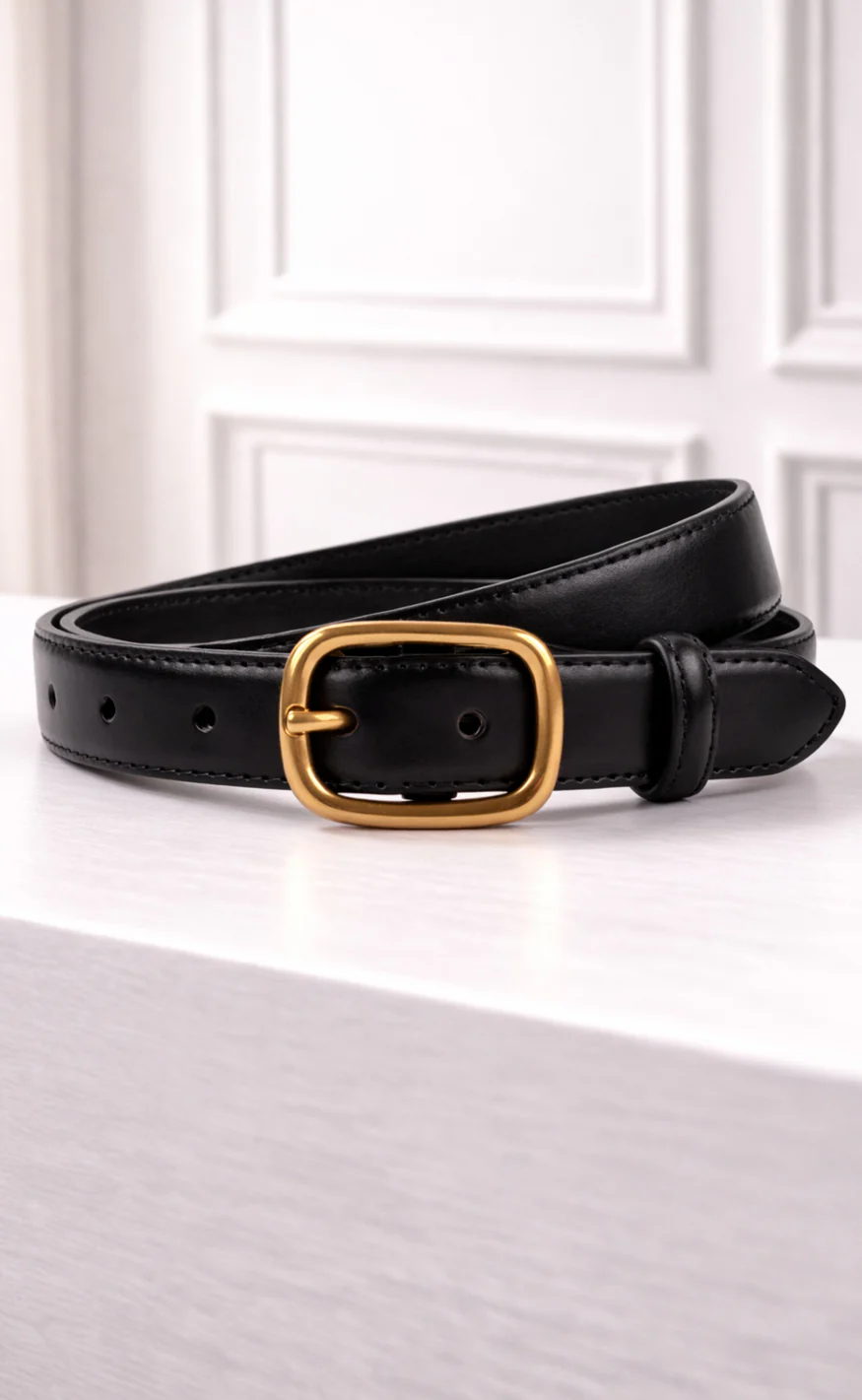 Say INA Copenhagen Bælte - Sally PU Leather - Black