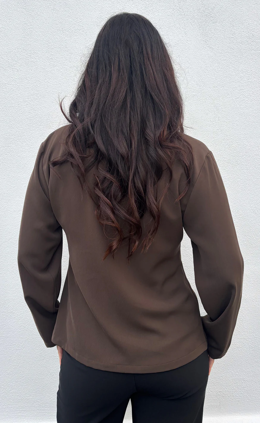 Say INA Copenhagen Bluse - Mira - Dark Brown - Image 4