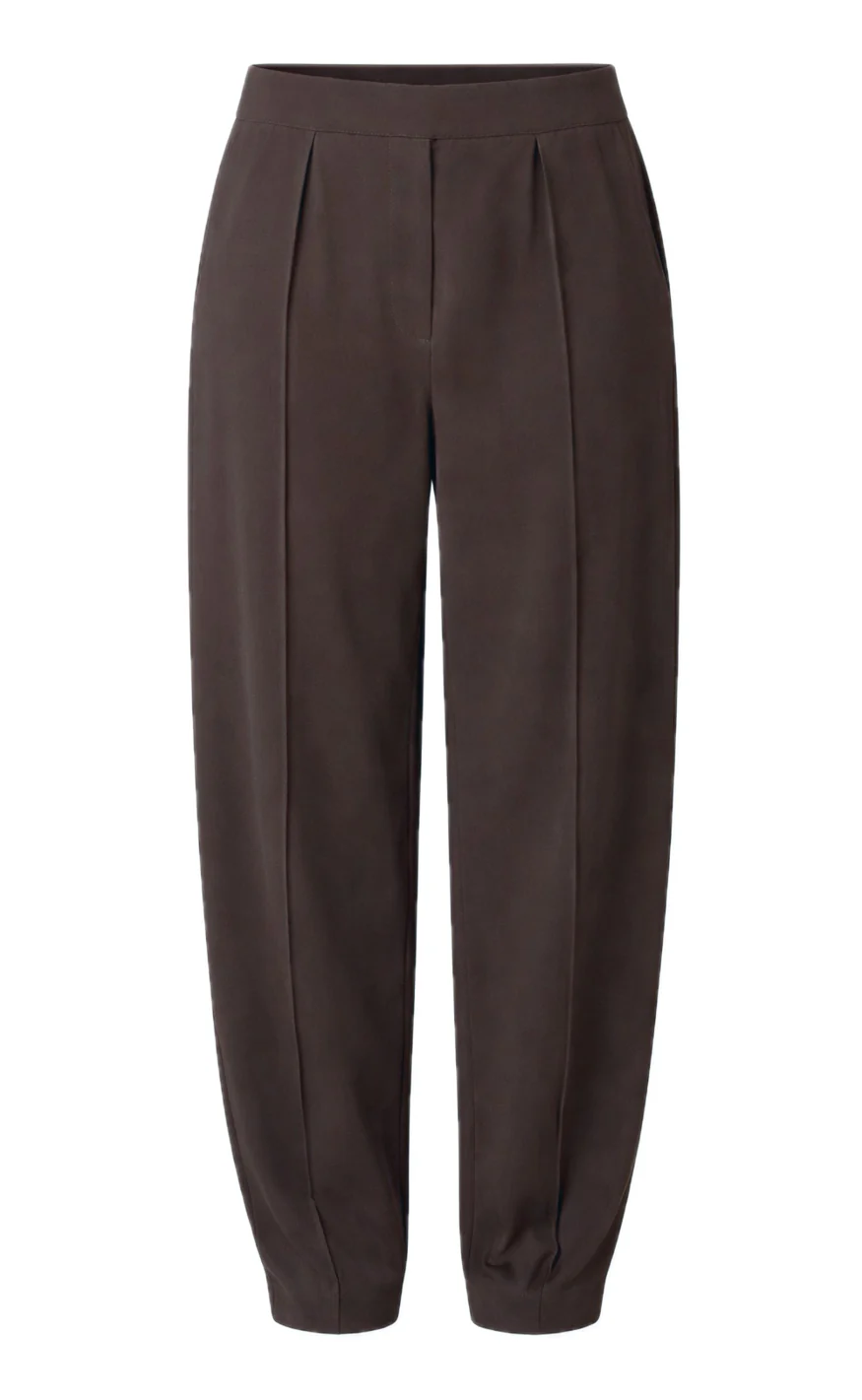 Say INA Copenhagen Bukser - Brina Barrel - Dark Brown - Image 6