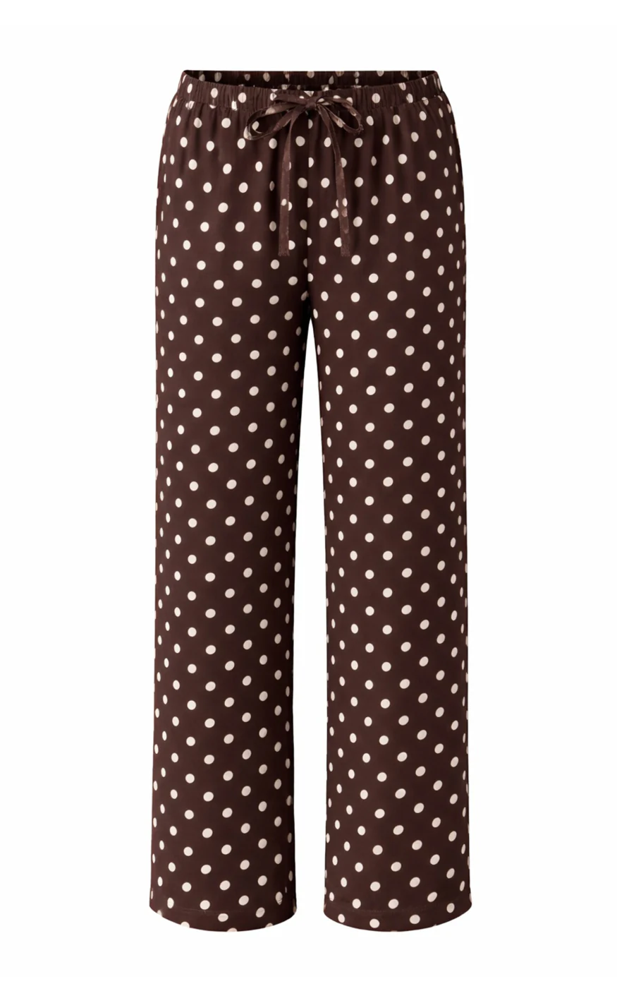 Say INA Copenhagen Bukser - Nellie - Dark Brown W. White Dots - Image 4