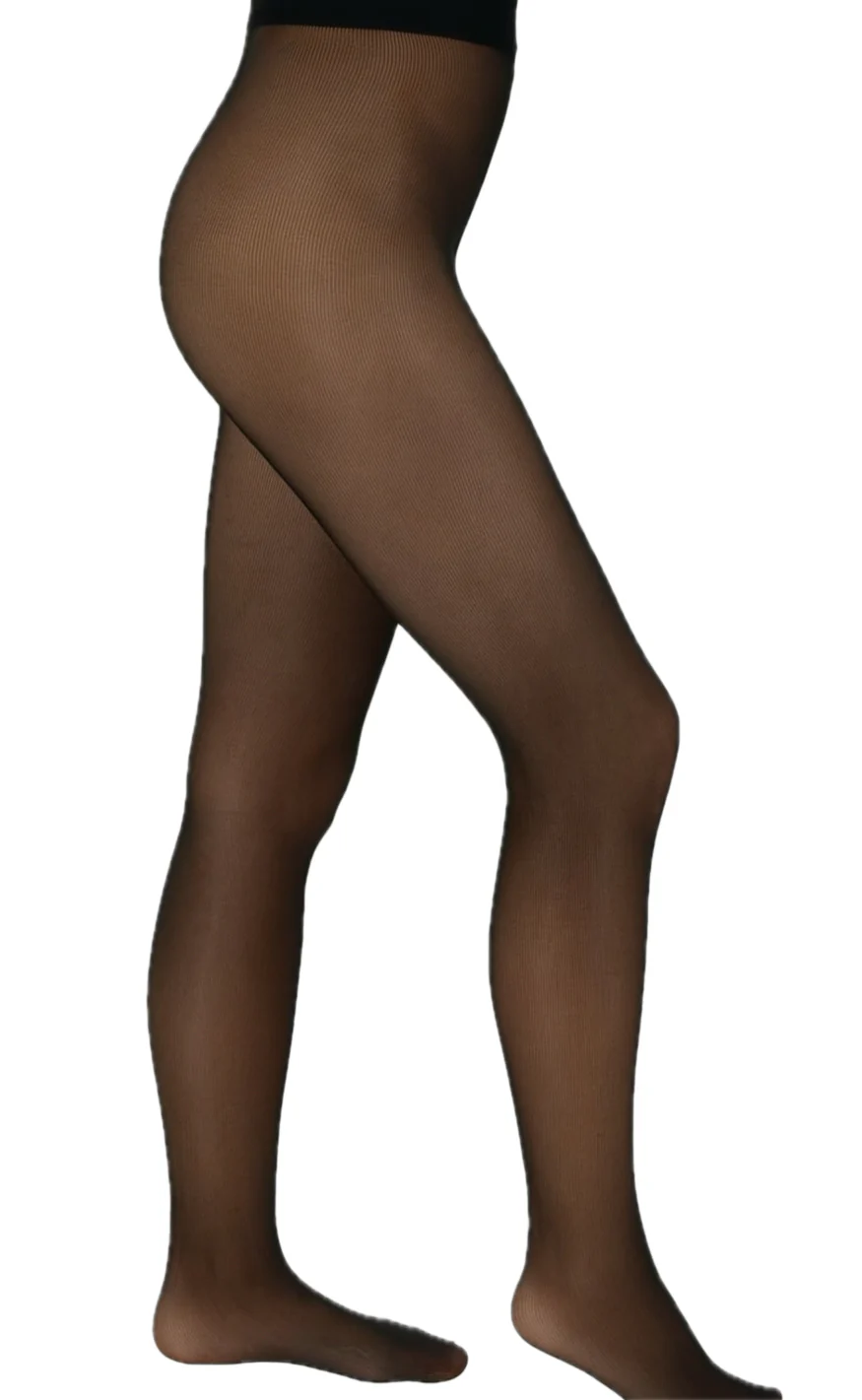 Say INA Copenhagen Fleece / Termo Strømpebukser - Black Nude - Image 3