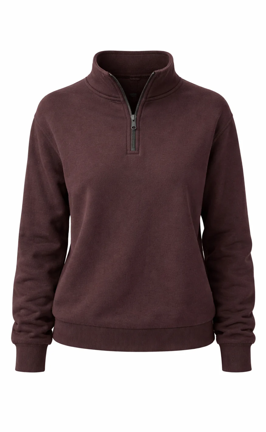 Say INA Copenhagen Fleece Trøje - Fie - Warm Brown - Image 2
