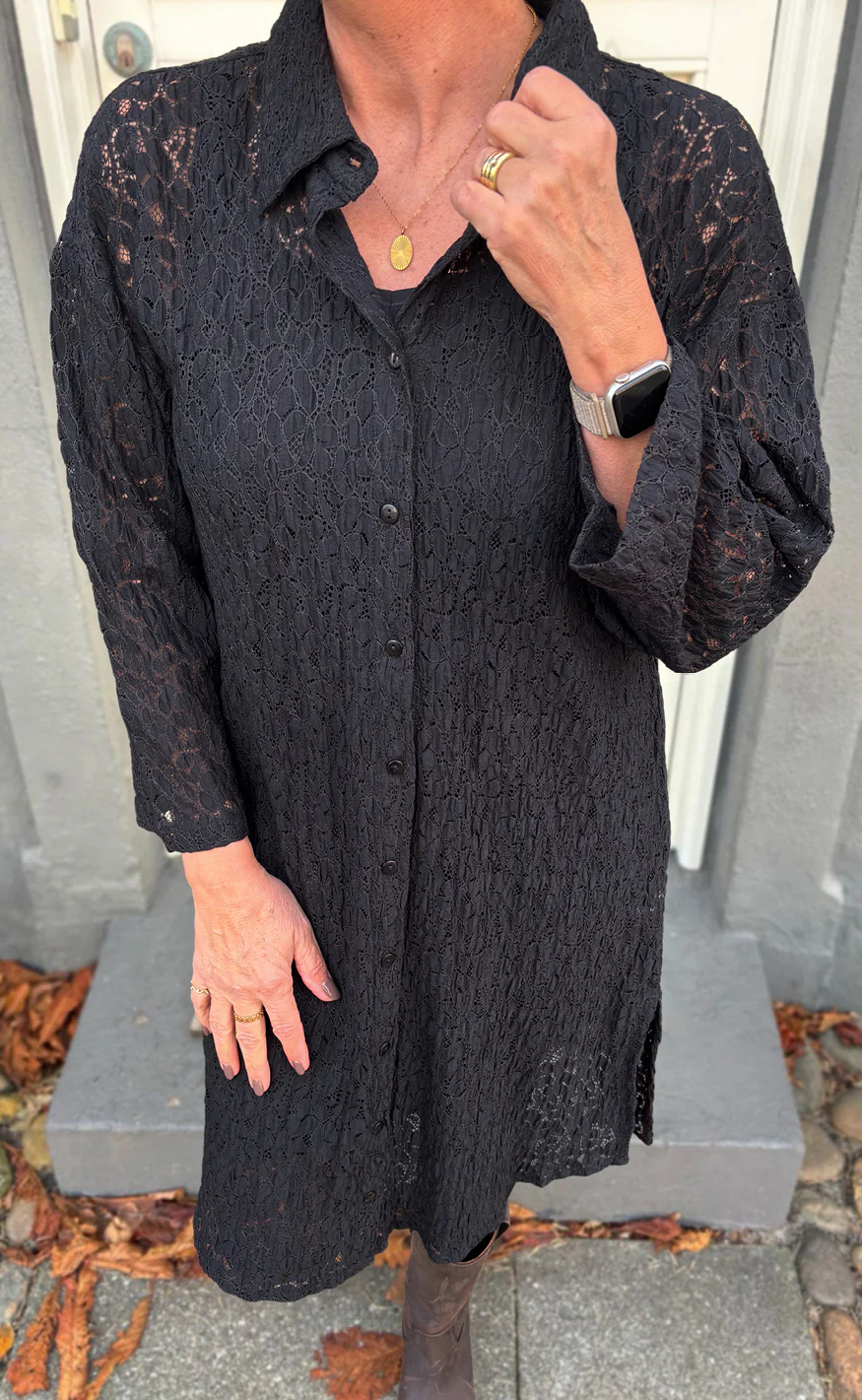 Say INA Copenhagen Kjole - Belle Lace - Black