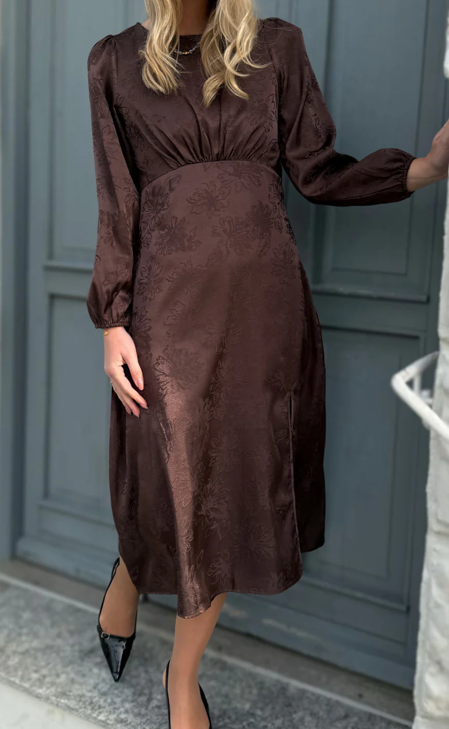 Say INA Copenhagen Kjole - Carolina - Dark Brown - Image 6