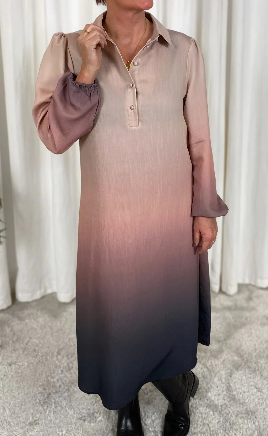 Say INA Copenhagen Kjole - Celeste LS - Fade - Image 4