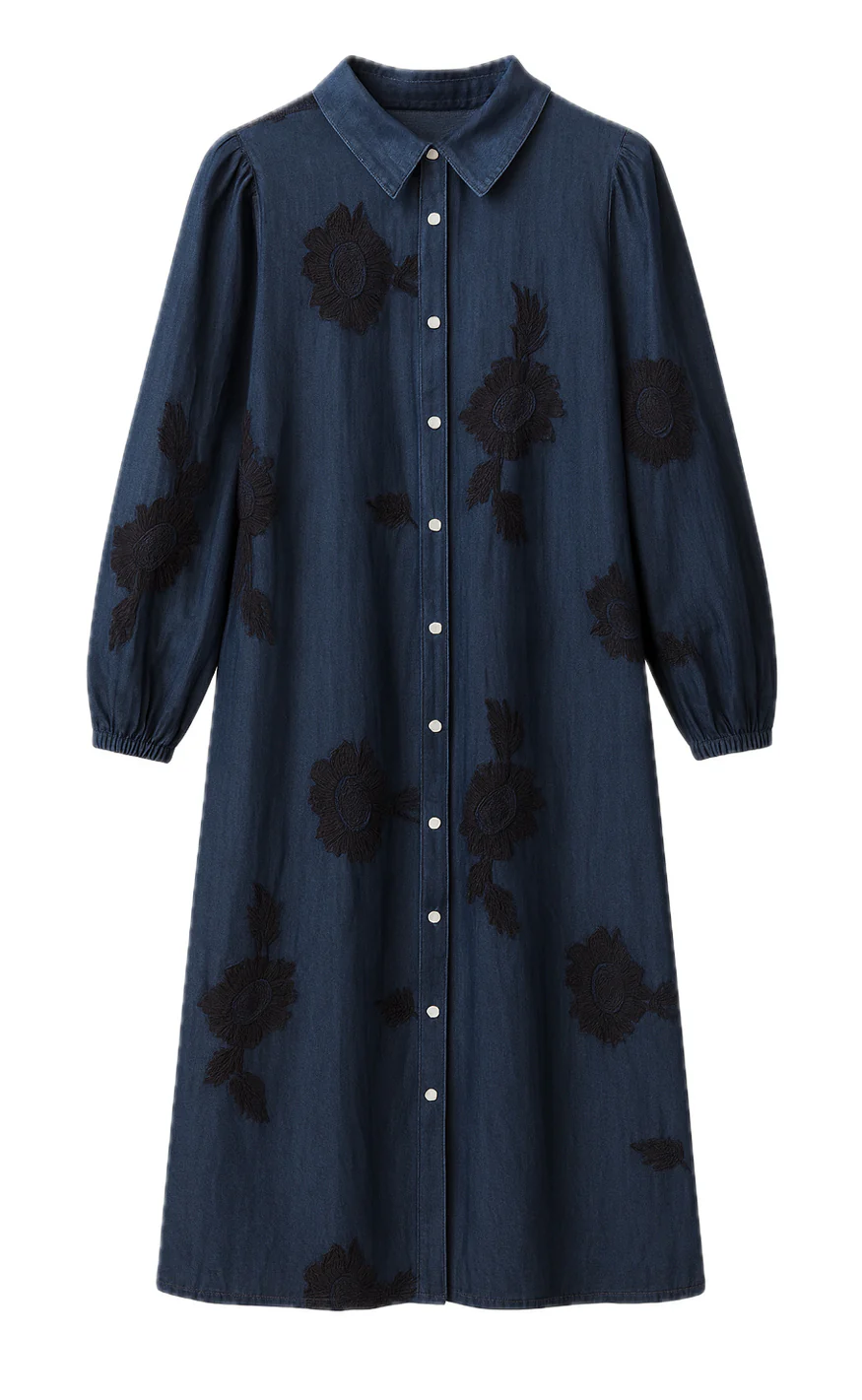 Say INA Copenhagen Kjole - Jessi - Denim Blue - Image 6