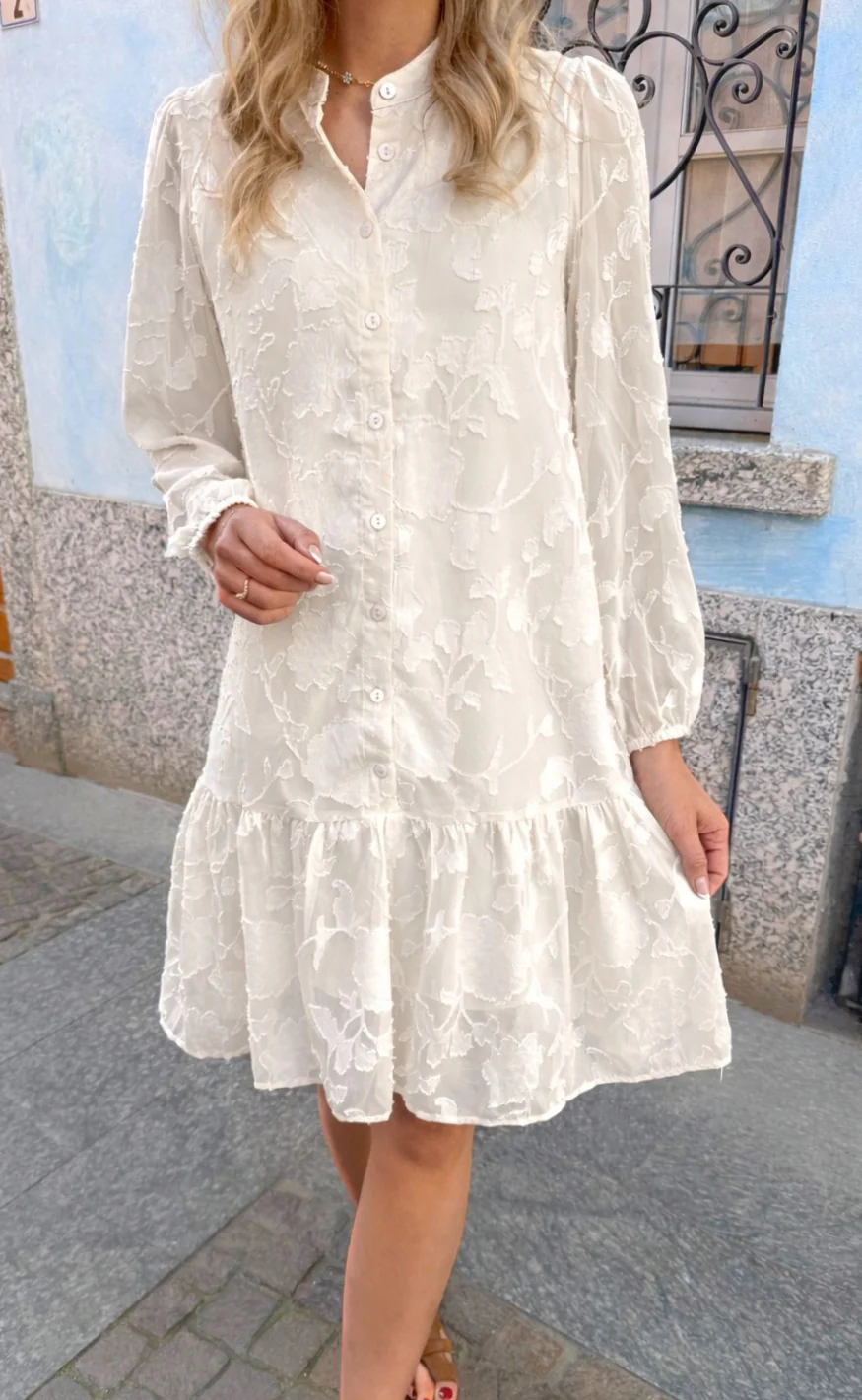 Say INA Copenhagen Kjole - Luna - Off White - Image 3