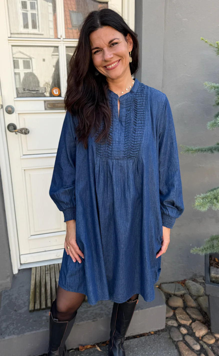 Say INA Copenhagen Kjole - Mona Denim - Denim Blue - Image 2
