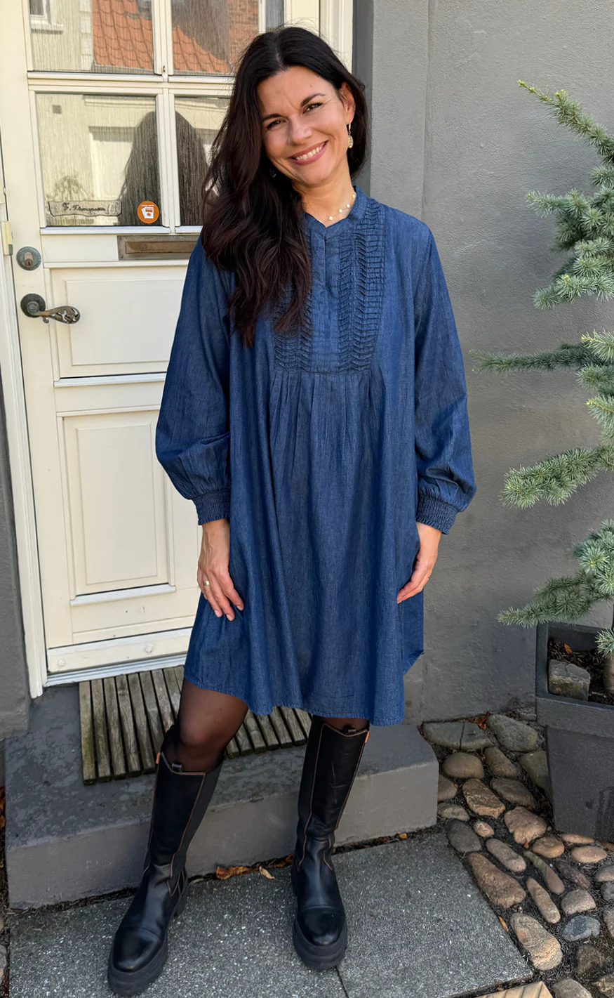 Say INA Copenhagen Kjole - Mona Denim - Denim Blue - Image 4