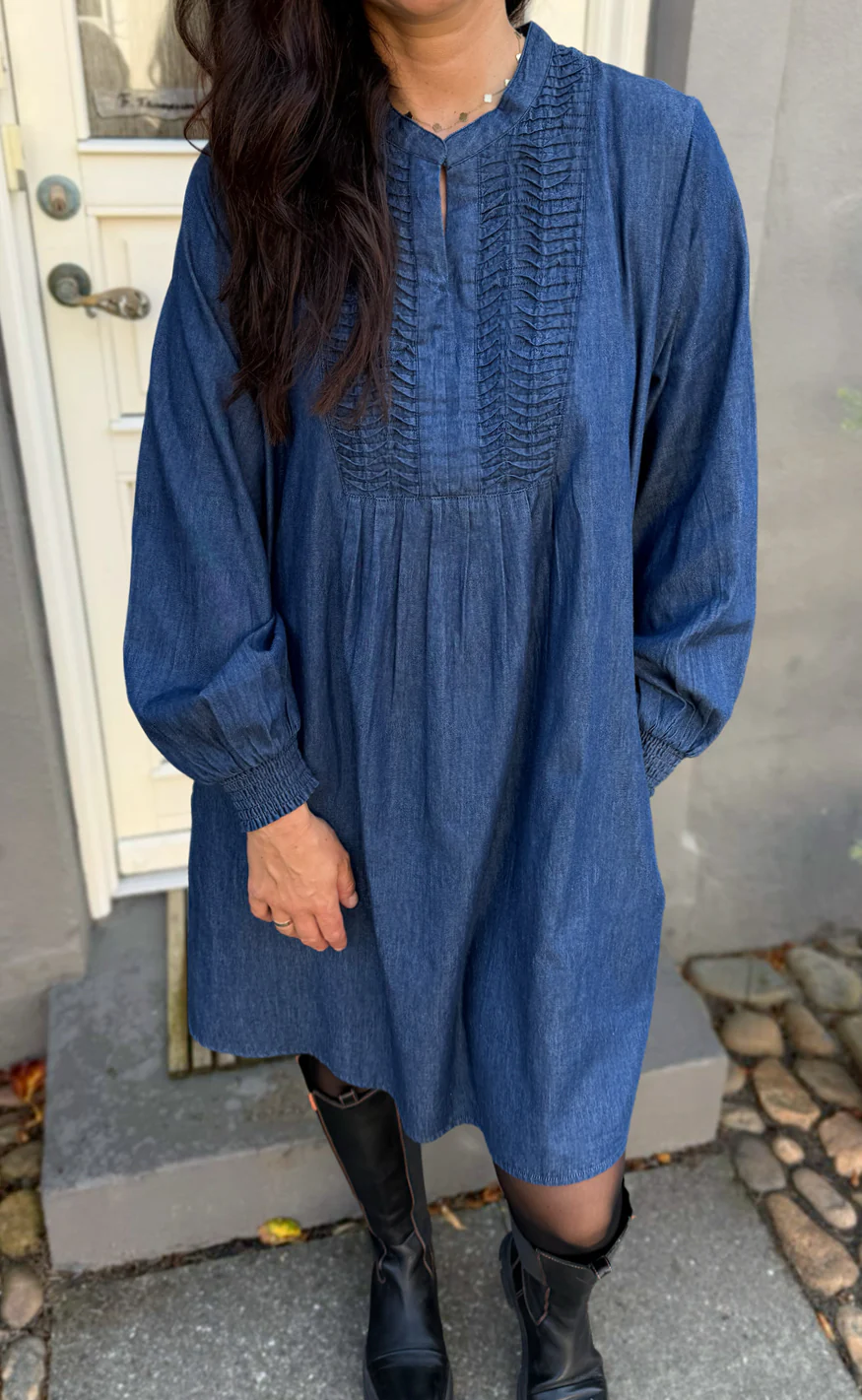 Say INA Copenhagen Kjole - Mona Denim - Denim Blue - Image 5