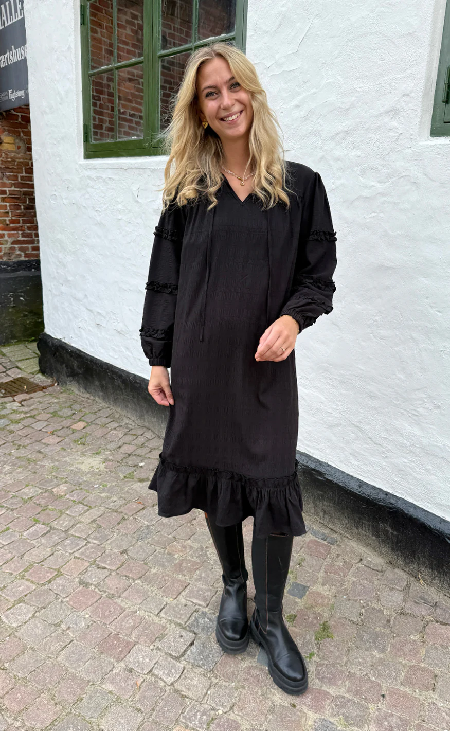 Say INA Copenhagen Kjole - Zally - Black - Image 3