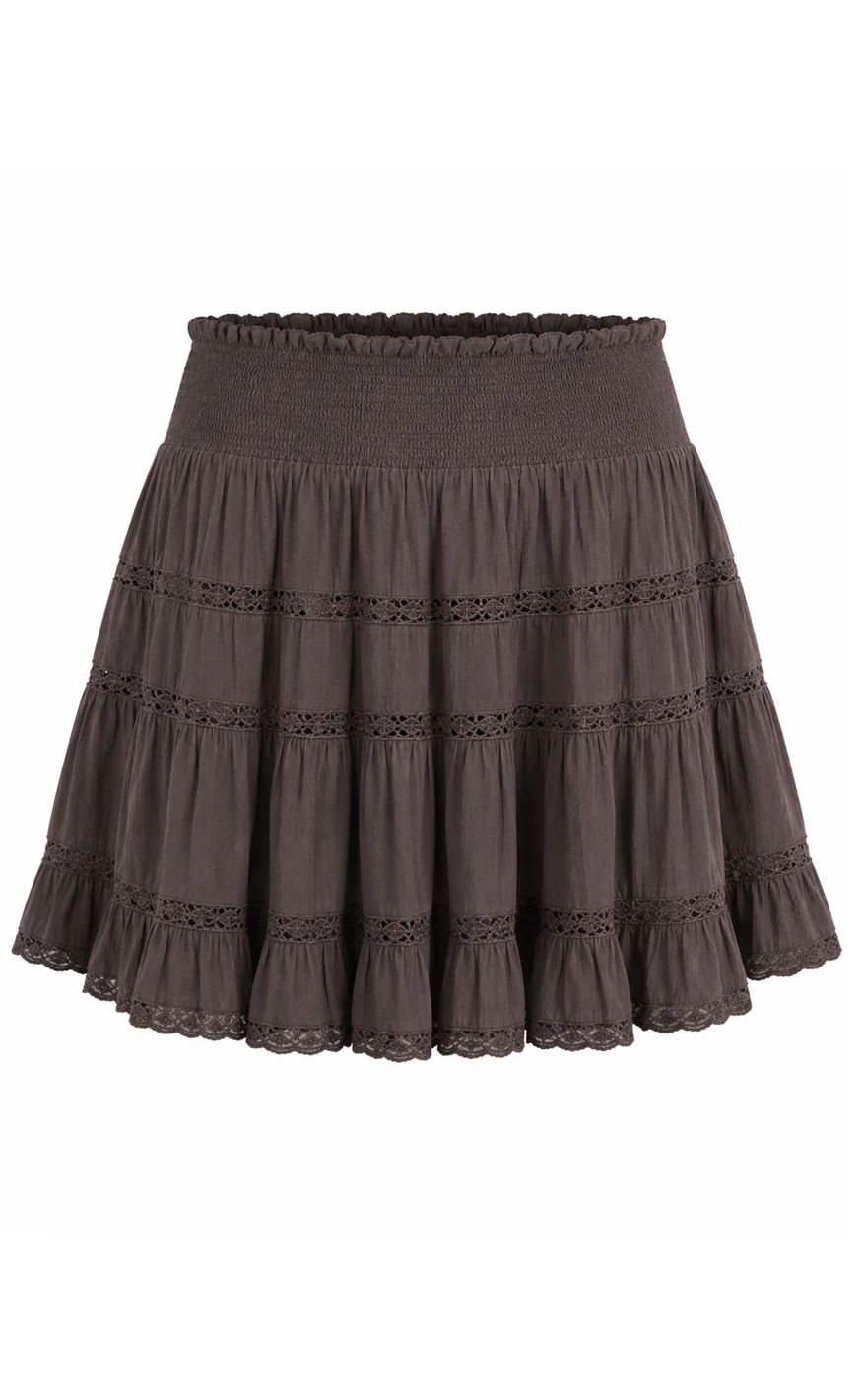Say INA Copenhagen Nederdel - Carla - Dark Brown - Image 2