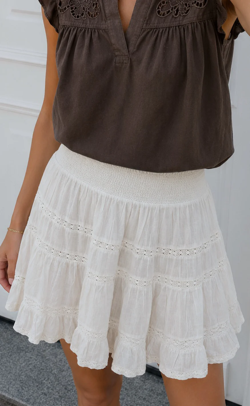 Say INA Copenhagen Nederdel - Carla - Off White