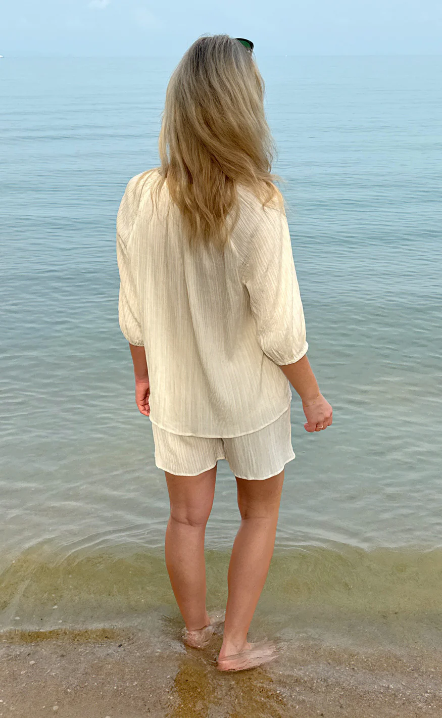 Say INA Copenhagen Shorts - Ida - Off White - Image 4
