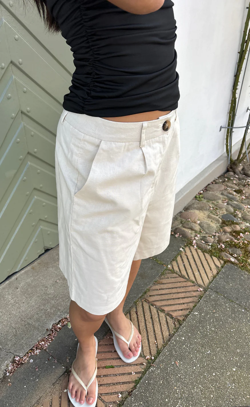 Say INA Copenhagen Shorts - Nivi - Sand - Image 8