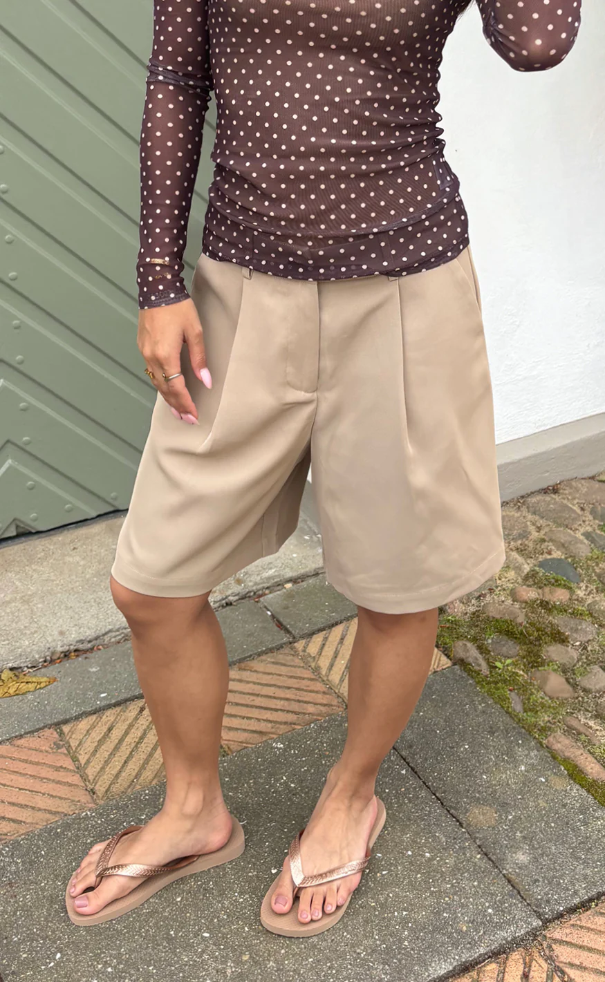 Say INA Copenhagen Shorts - Sanna - Latte - Image 5