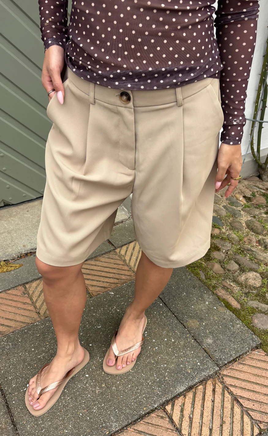 Say INA Copenhagen Shorts - Sanna - Latte - Image 8