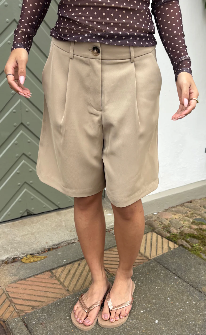 Say INA Copenhagen Shorts - Sanna - Latte - Image 9