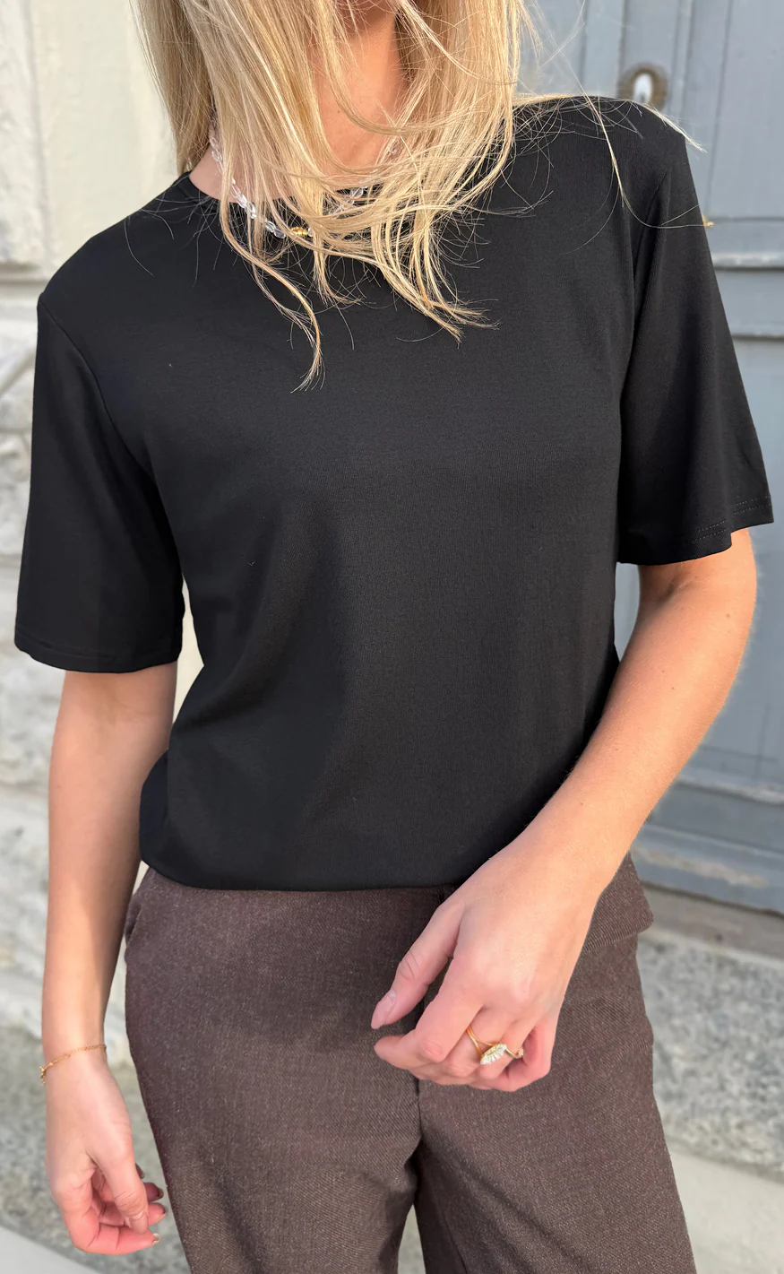 Say INA Copenhagen T-Shirt - Frida - Black - Image 3