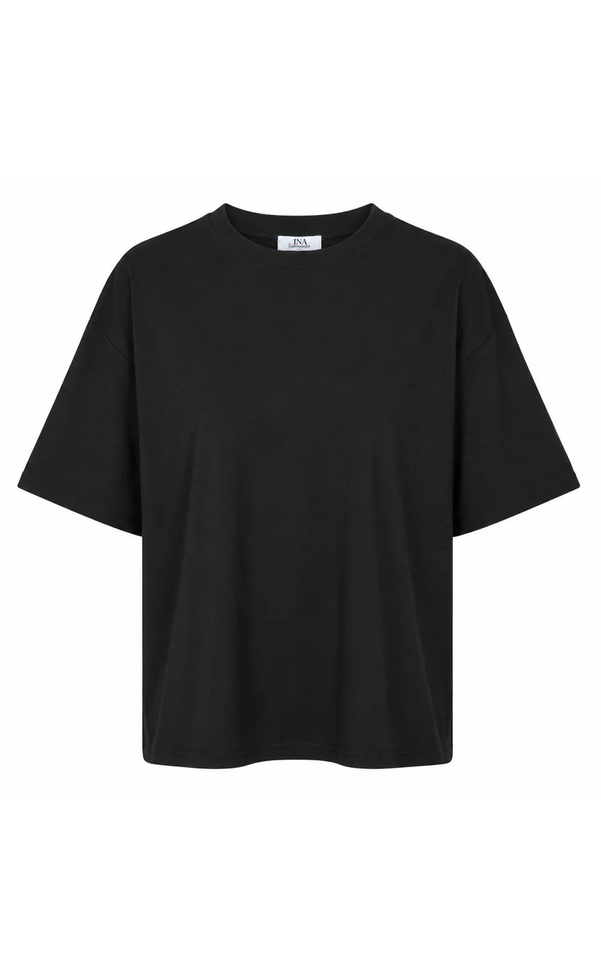Say INA Copenhagen T-shirt - Heart - Black - Image 3