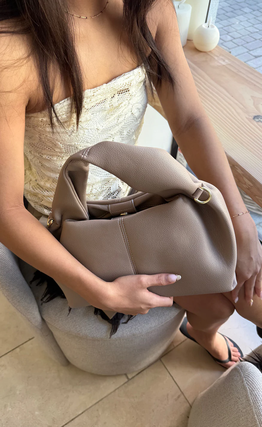 Say INA Copenhagen Taske - Felicia - Taupe - Image 5