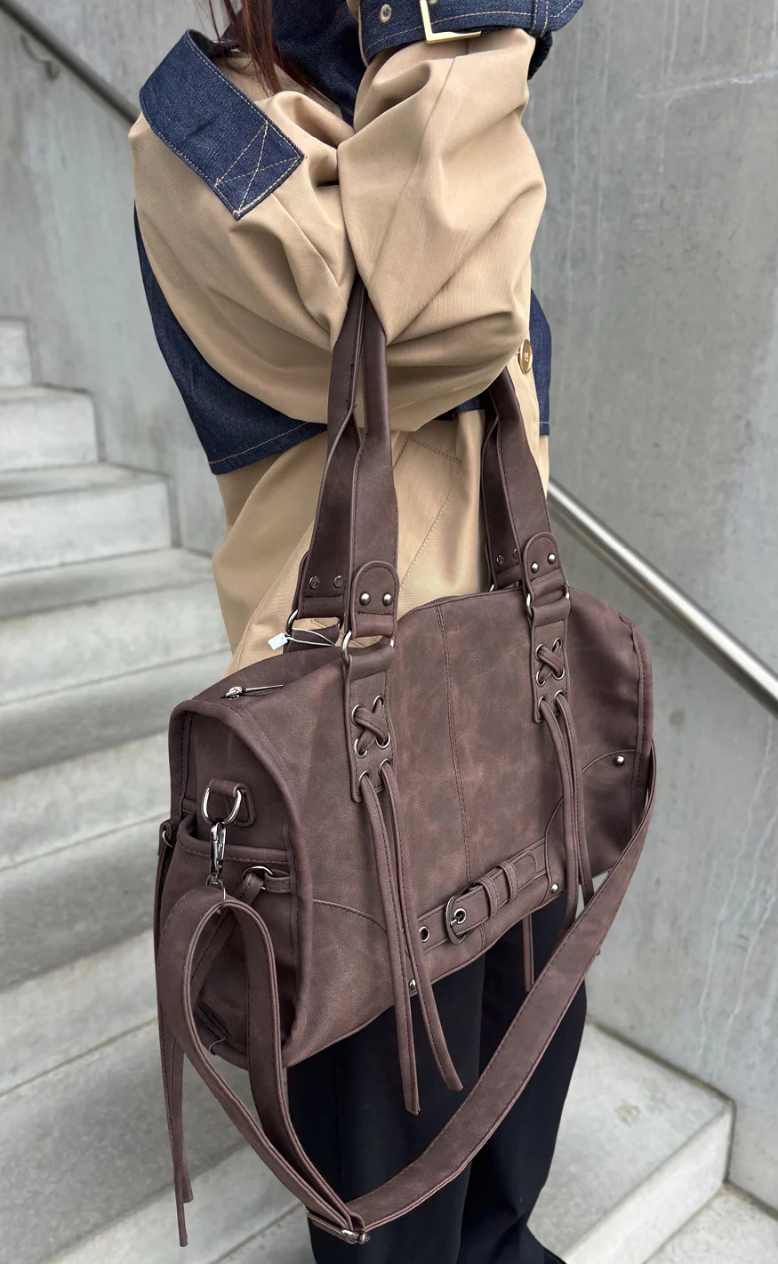 Say INA Copenhagen Taske - Mary City - Brown PU Leather - Image 5