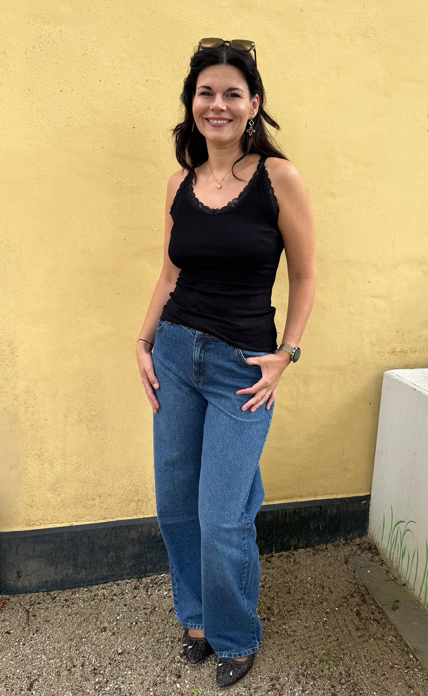 Say INA Copenhagen Top - Benita - Black - Image 3