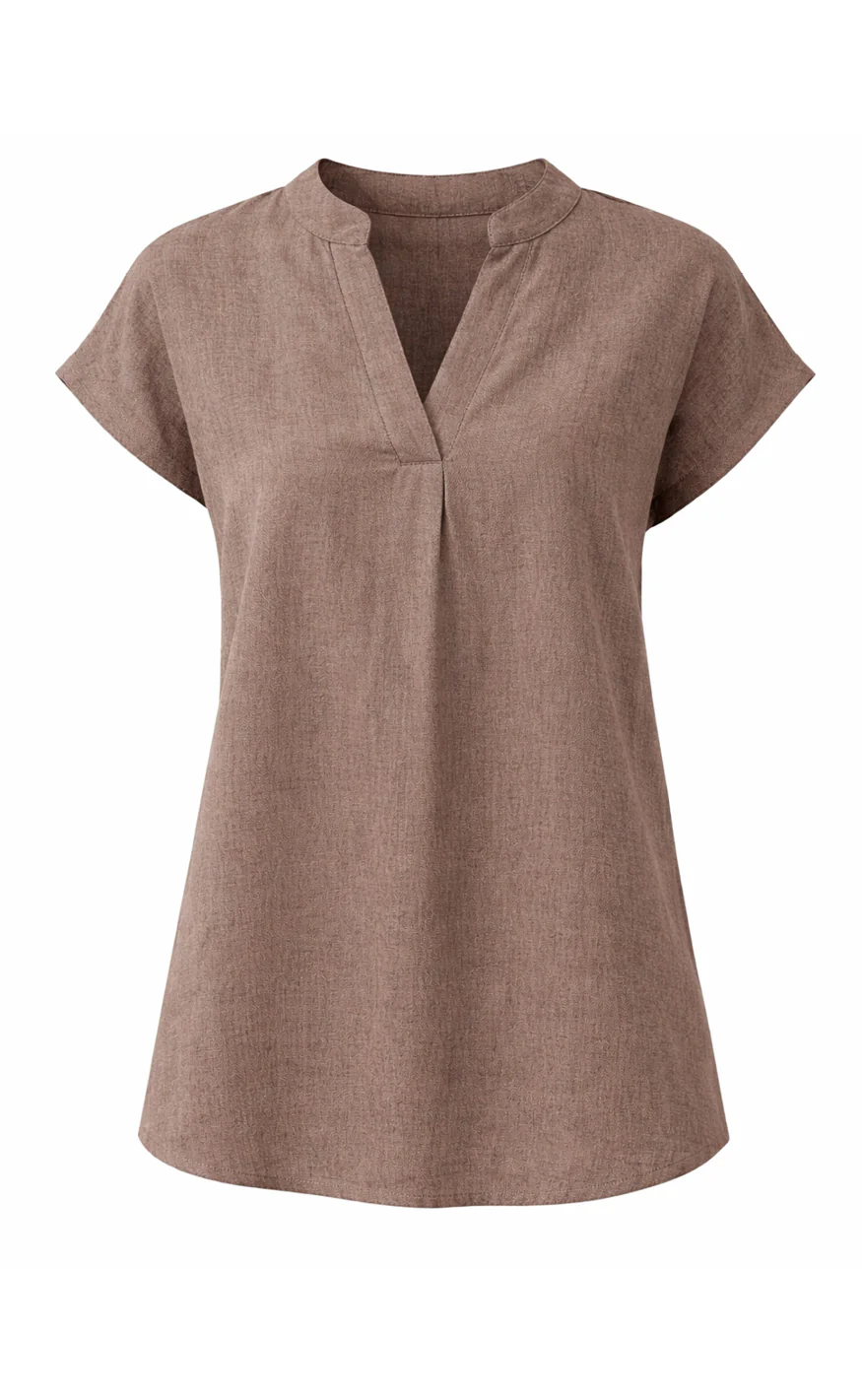 Say INA Copenhagen Top - Laura Linen - Brown