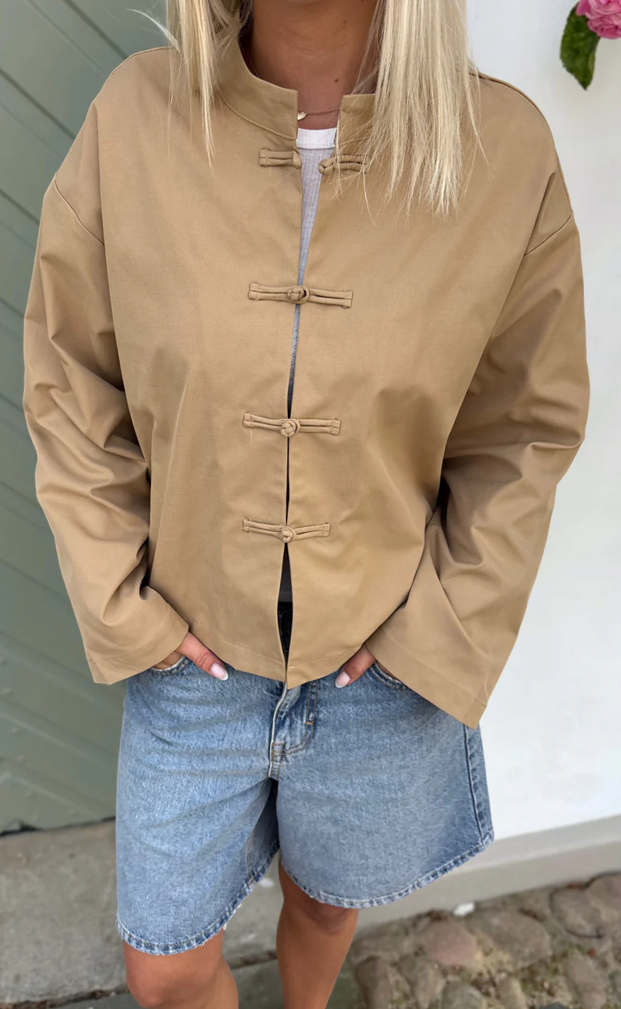 Say INA Copenhagen Trenchcoat - Amie - Camel - Image 2