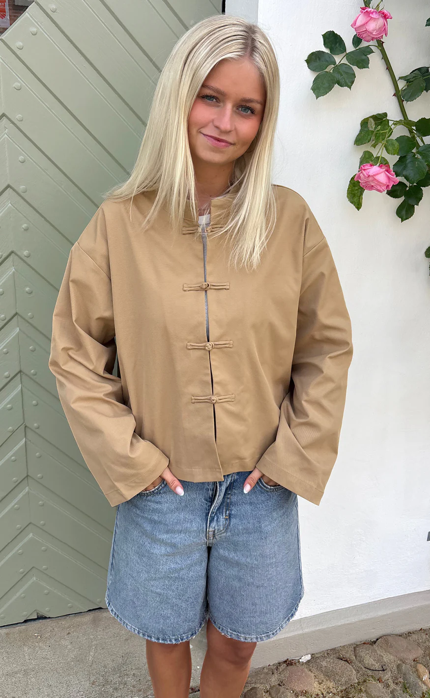 Say INA Copenhagen Trenchcoat - Amie - Camel - Image 3