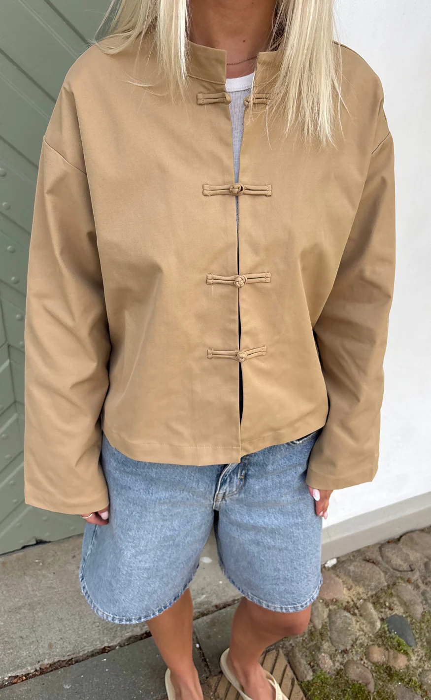Say INA Copenhagen Trenchcoat - Amie - Camel - Image 4