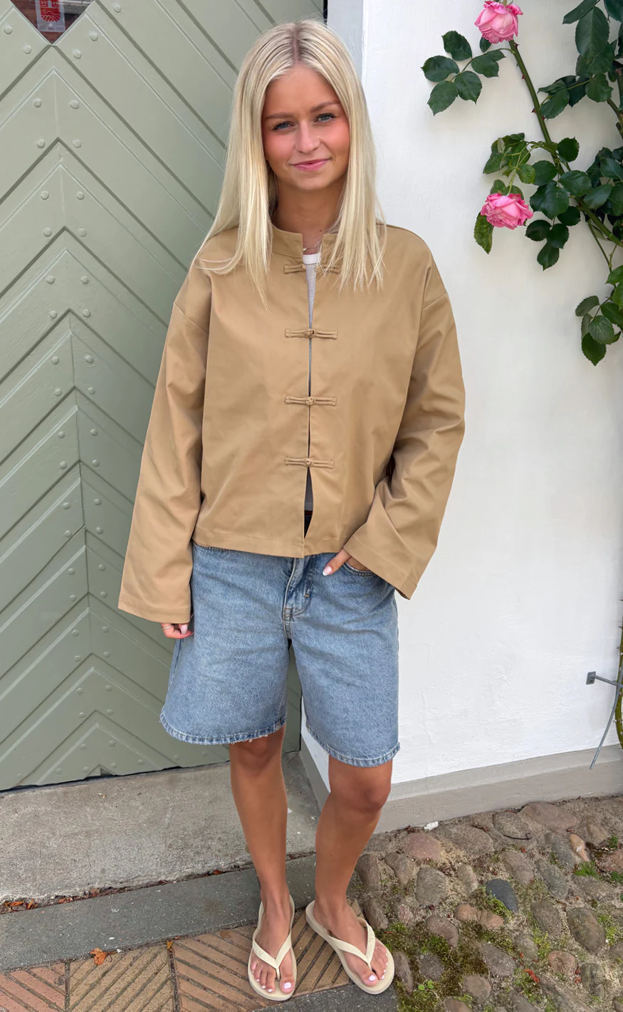 Say INA Copenhagen Trenchcoat - Amie - Camel - Image 6