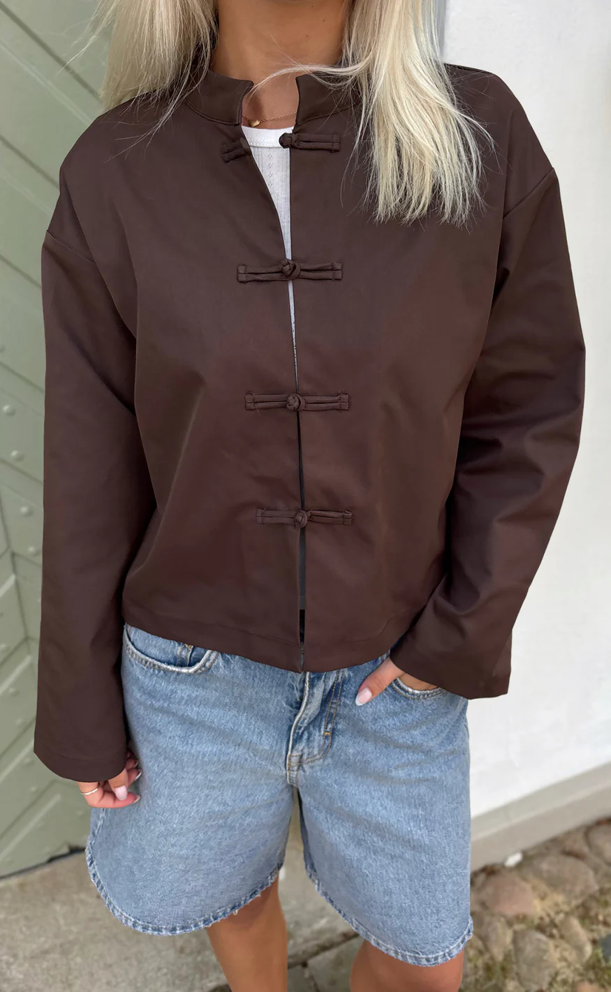 Say INA Copenhagen Trenchcoat - Amie - Chocolate Brown
