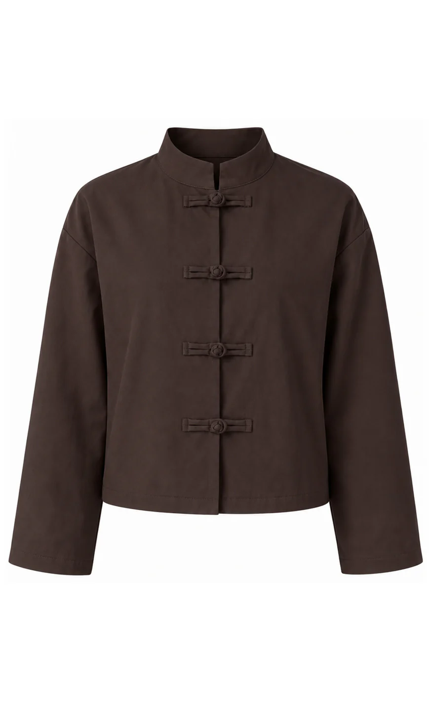 Say INA Copenhagen Trenchcoat - Amie - Chocolate Brown - Image 3
