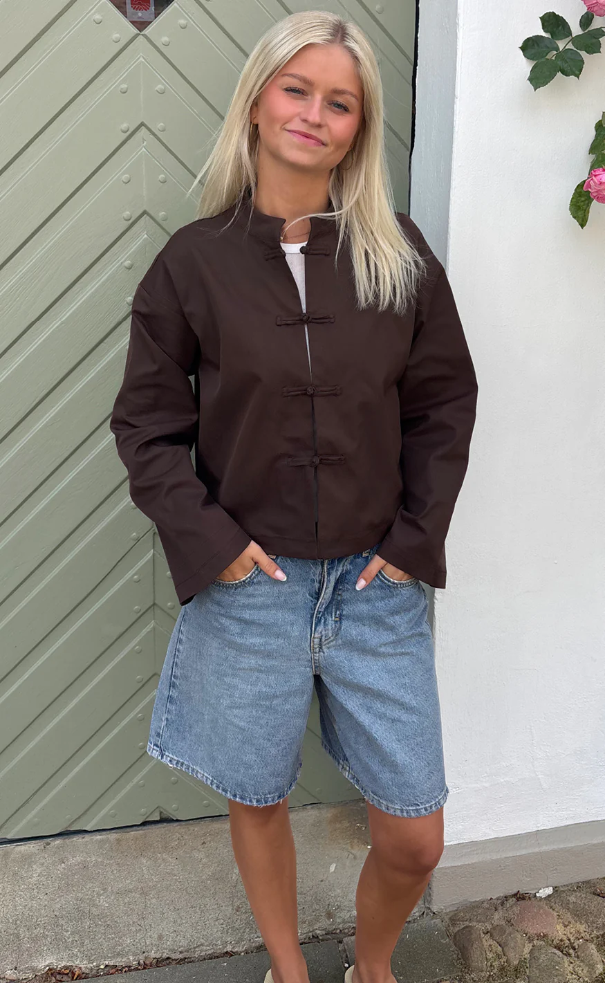 Say INA Copenhagen Trenchcoat - Amie - Chocolate Brown - Image 4