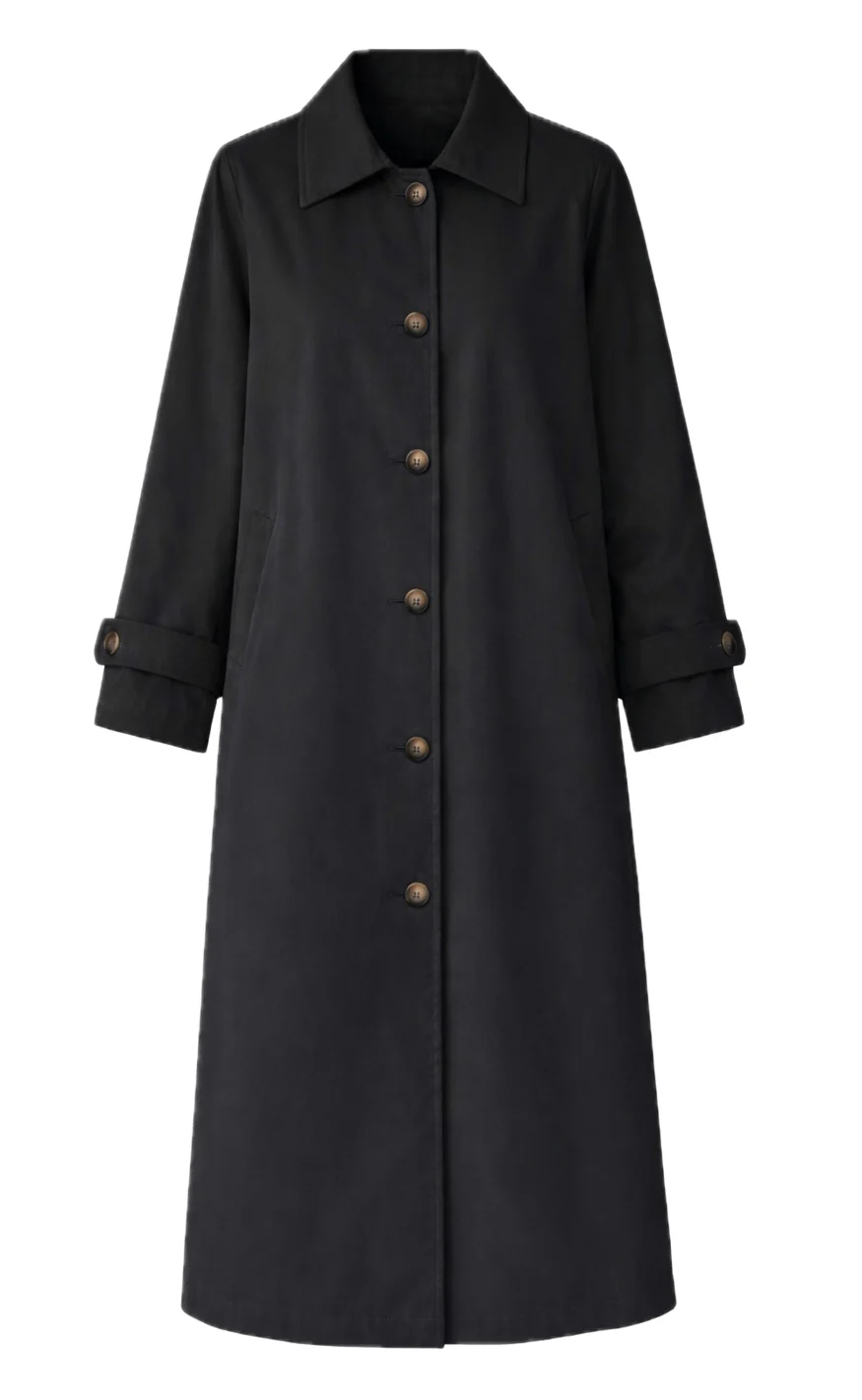 Say INA Copenhagen Trenchcoat - Louisa Long - Black - Image 4