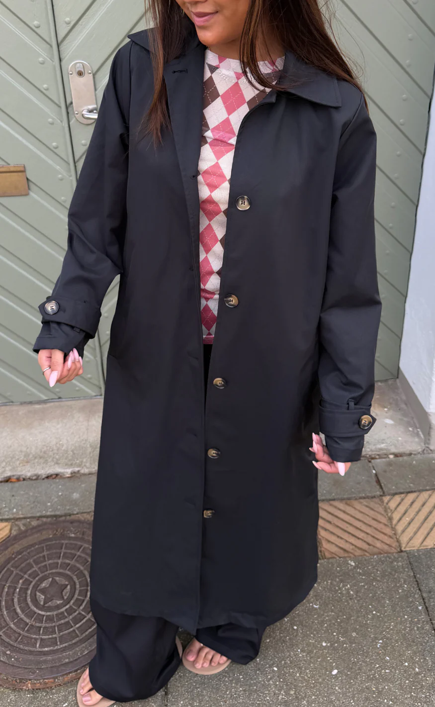 Say INA Copenhagen Trenchcoat - Louisa Long - Black - Image 5