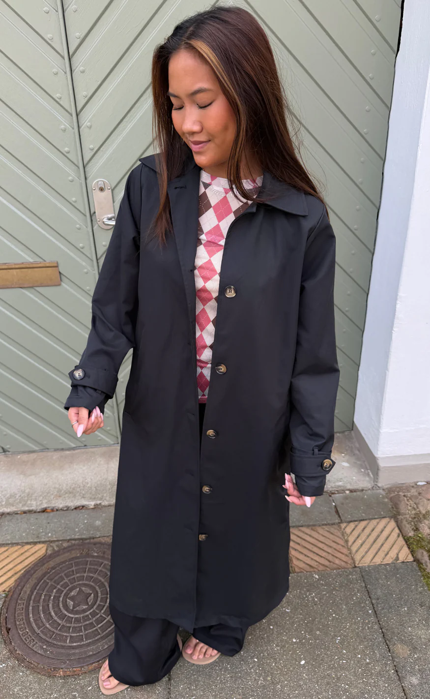 Say INA Copenhagen Trenchcoat - Louisa Long - Black - Image 6