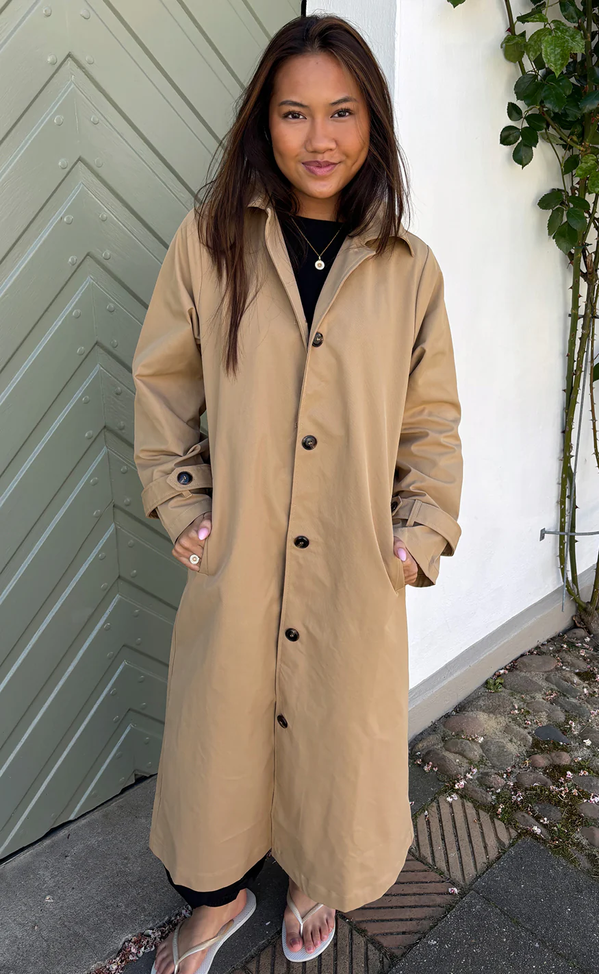 Say INA Copenhagen Trenchcoat - Louisa Long - Camel - Image 2