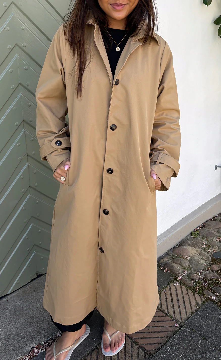 Say INA Copenhagen Trenchcoat - Louisa Long - Camel - Image 4